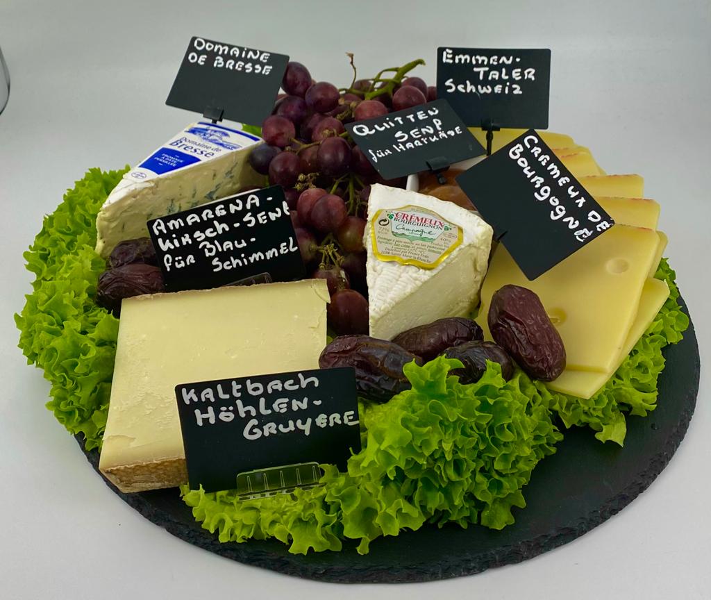 Schweizer Käseplatte Französische Weichkäse von Delitisch